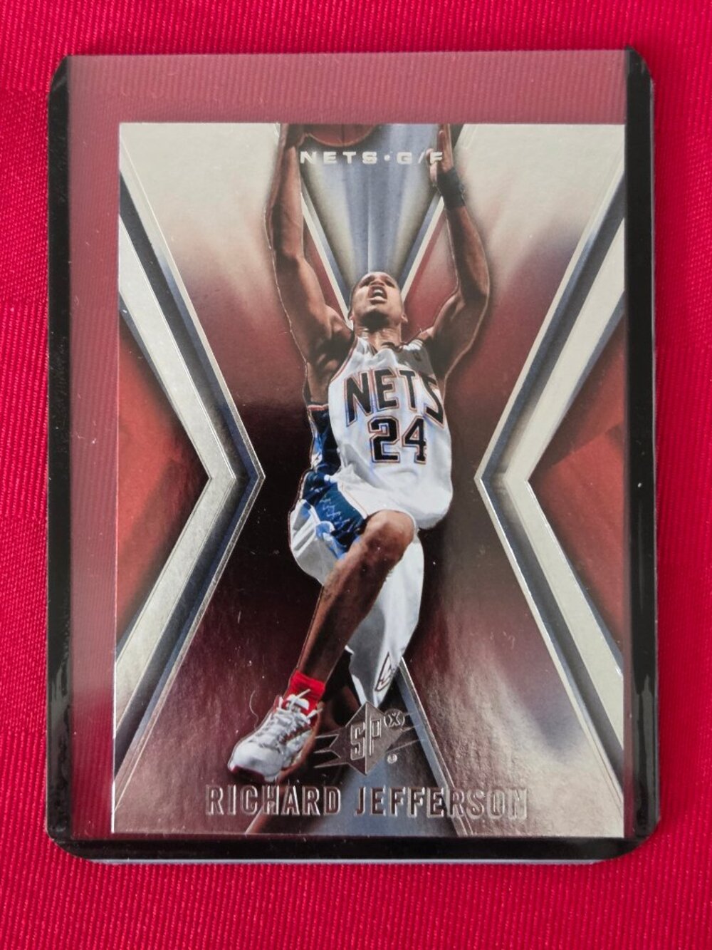 2005 UPPER DECK, RICHARD JEFFERSON, NEW JERSEY NETS N.B.A. CARD!!!